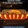 Ha6a0a7114c80407f871279449cd8a29c1.webp 16 x 11-Inch Black Carbon Steel Roasting Tray