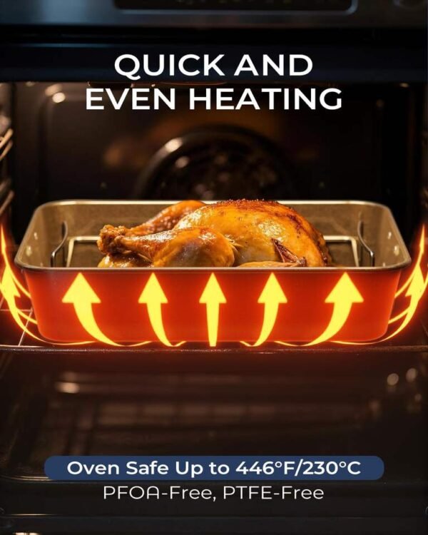 Ha6a0a7114c80407f871279449cd8a29c1.jpg_960x960q80.jpg 16 x 11-Inch Black Carbon Steel Roasting Tray