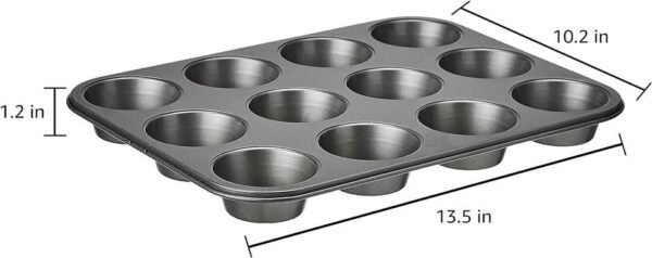 Ha790e4a8771840618b8d8a530cd1bba4d.jpg_960x960q80.jpg 2-Piece 12-Cup Muffin Pan Set