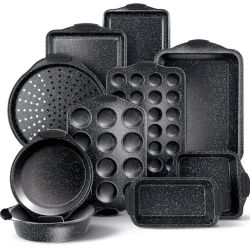 10-Piece Bakeware Set with Silicone Handles