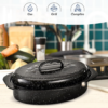 Covered Oval Roasting Pan with Lid