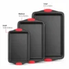 3-Size Baking Sheet Set with Silicone Grips
