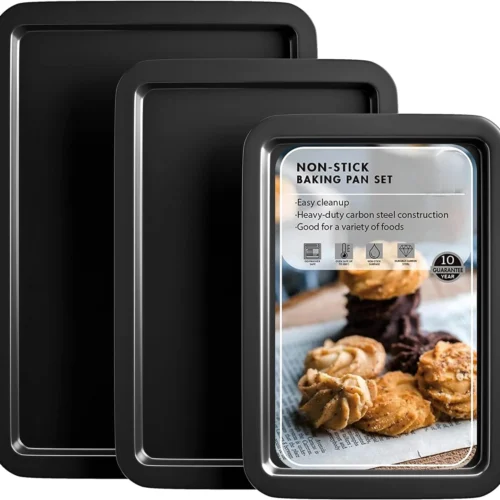 Hb799bfb1c3f94316b31f37bf041f5552v.webp Wide-Grip Nonstick Cookie Sheet Set