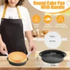 Hbc5cd922c9864d769d6a3c3e6e50cc2c0.webp 3-Piece 8-Inch Round Cake Pan Set with Parchment