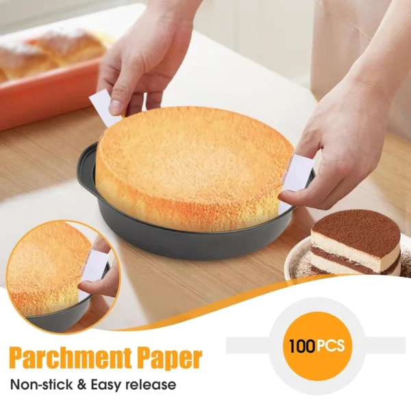 Hbf735b35d9be45f8b4f22ff19fc63ec4K.webp 3-Piece 8-Inch Round Cake Pan Set with Parchment