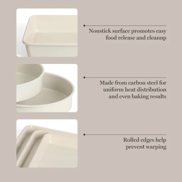 Hc085644cd22e4415940c7e70765b5f55h.webp 10-Piece Ceramic-Coated Baking Pan Set