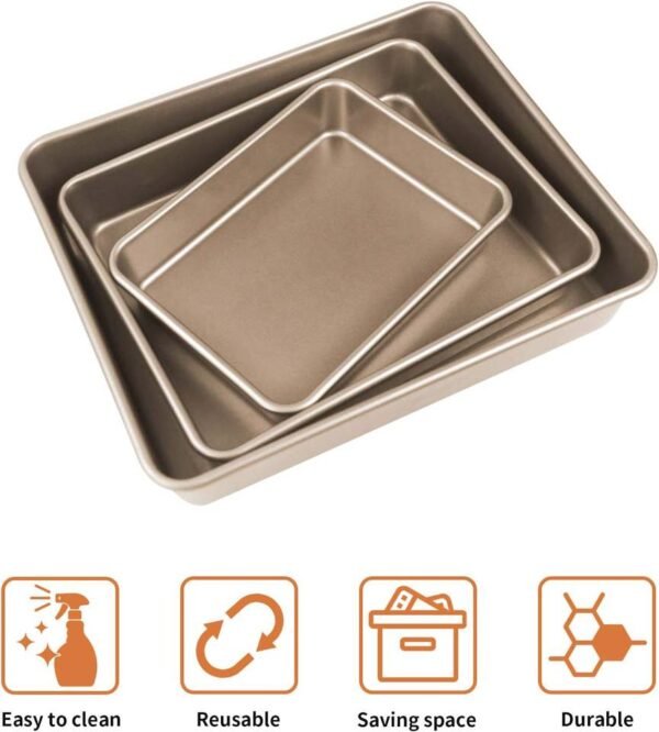 Hc157042d743a4dc6a6f1466a971bb4b4H.jpg_960x960q80.jpg 3-Piece Gold-Tone Cake & Roasting Pan Set