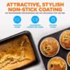 8-Piece Stackable Nonstick Bakeware Set