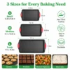3-Size Baking Sheet Set with Silicone Grips