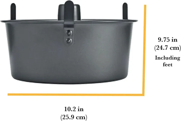 He27247b9d6a448d7a7fef807a1f325d49.webp 2-Piece 9.5-Inch Angel Food Cake Pan Set