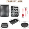 Black Nonstick Baking Pan Set