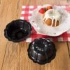 4-Inch Black Mini Bundt Cake Pan