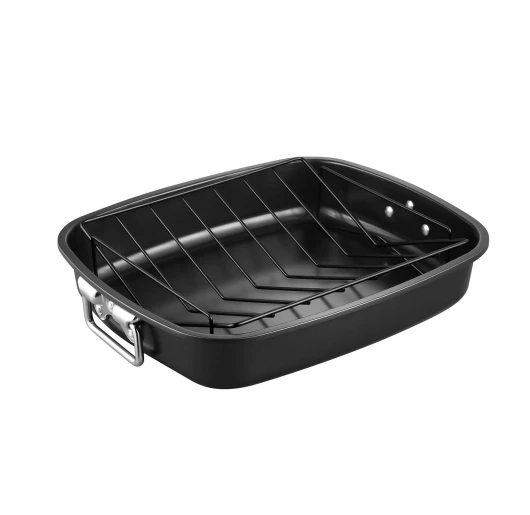 Deep Roasting Pan with V-Rack