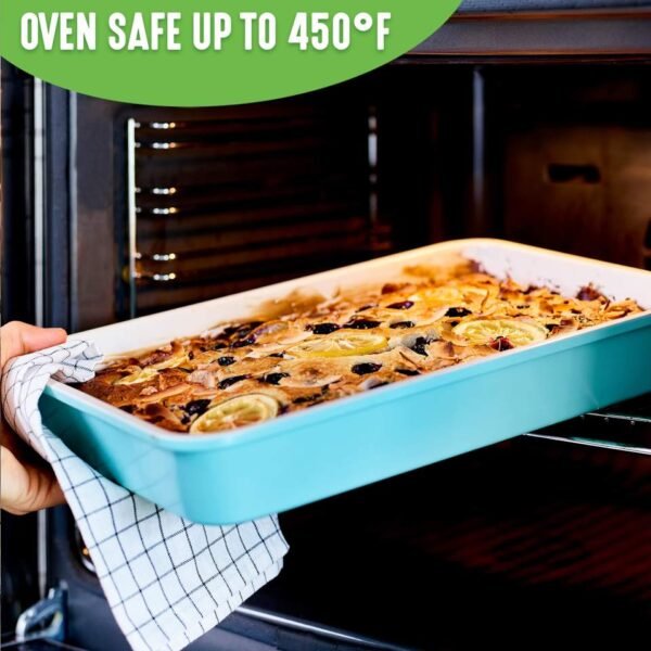 12-Piece Turquoise Bakeware & Utensil Set