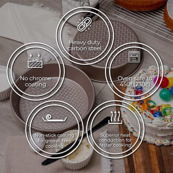 12-Piece Champagne Gold Bakeware Set