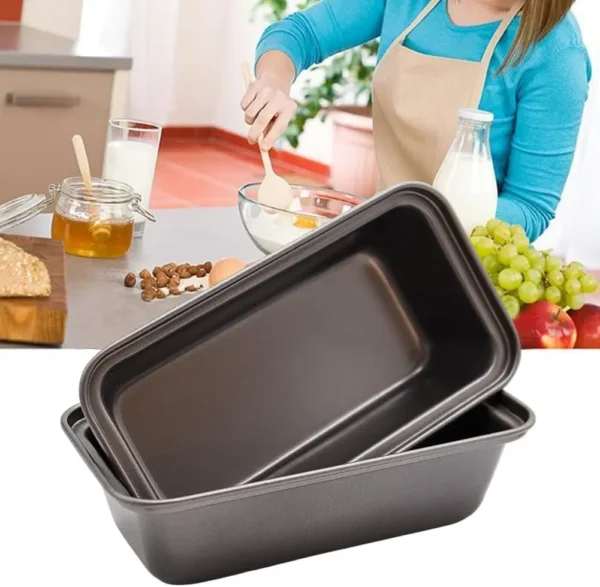 Hfe716cf7432e45a482888bb5122109f6U.webp 6-Piece Mini Bread Loaf Pan Set